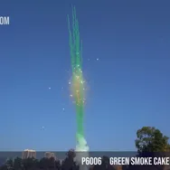 Green Smoke Cake 25Shots — Day Time Fireworks