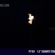 1.2" 25Shots Titanium Salute — Aerial Cake