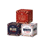 Red/White/Blue 21Shots Assorted