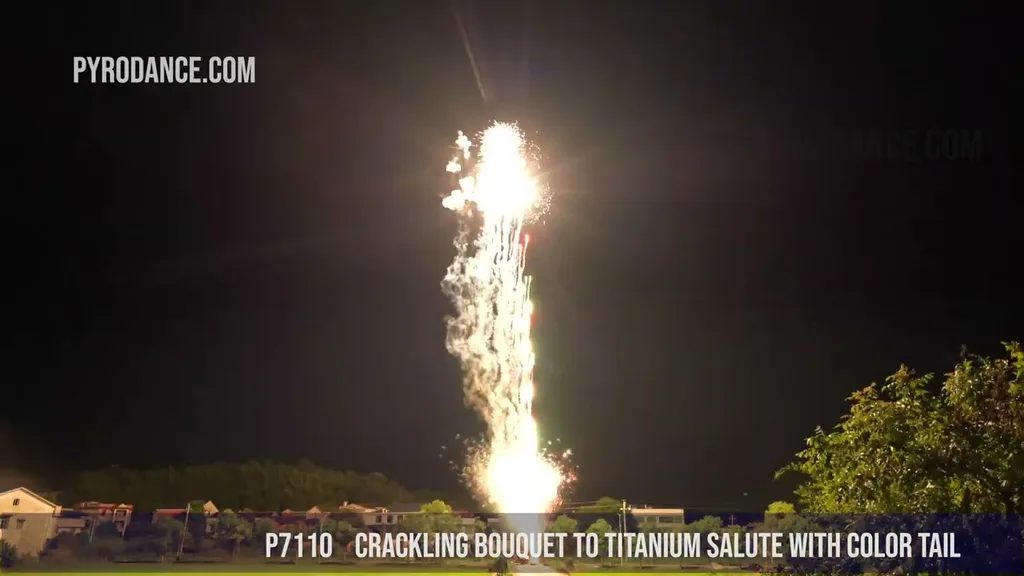 49Shots Crackling bouquet to Titanium Salute