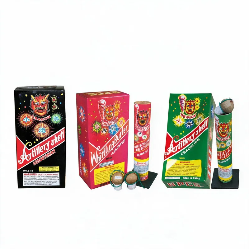 Assortment/Crackling/Whistling Artillery Shells 1-3/4" — Artillery Shells